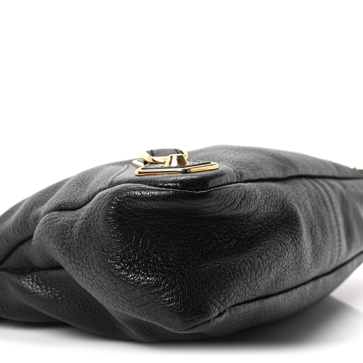 Chevre Gold Metallic Edge Hardware Town Black