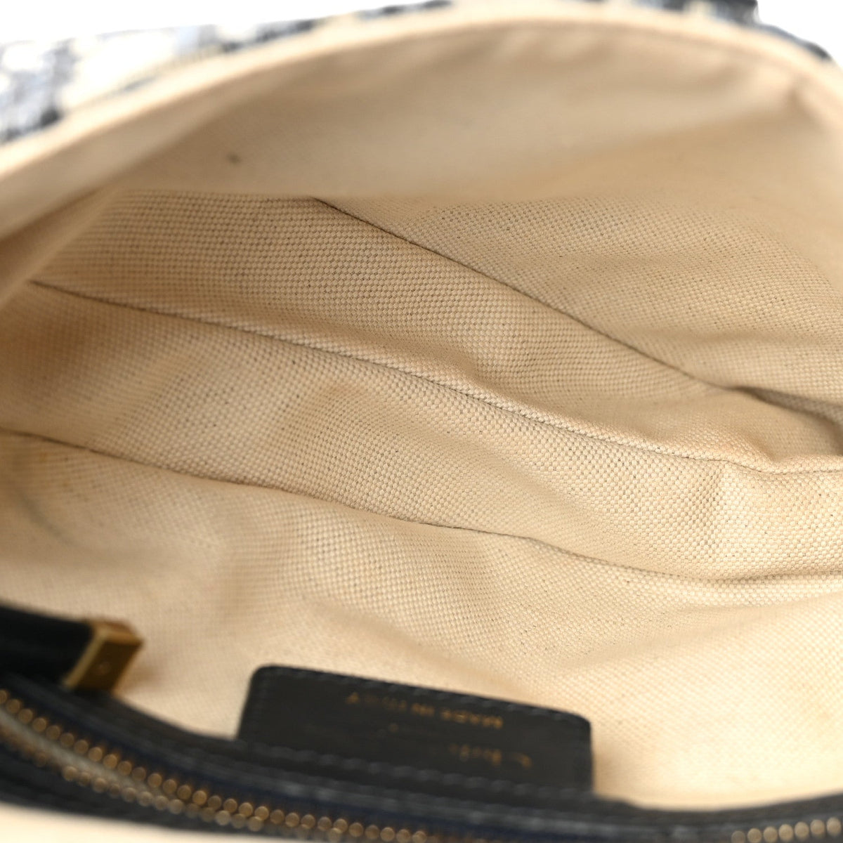 Oblique Saddle Bag Blue