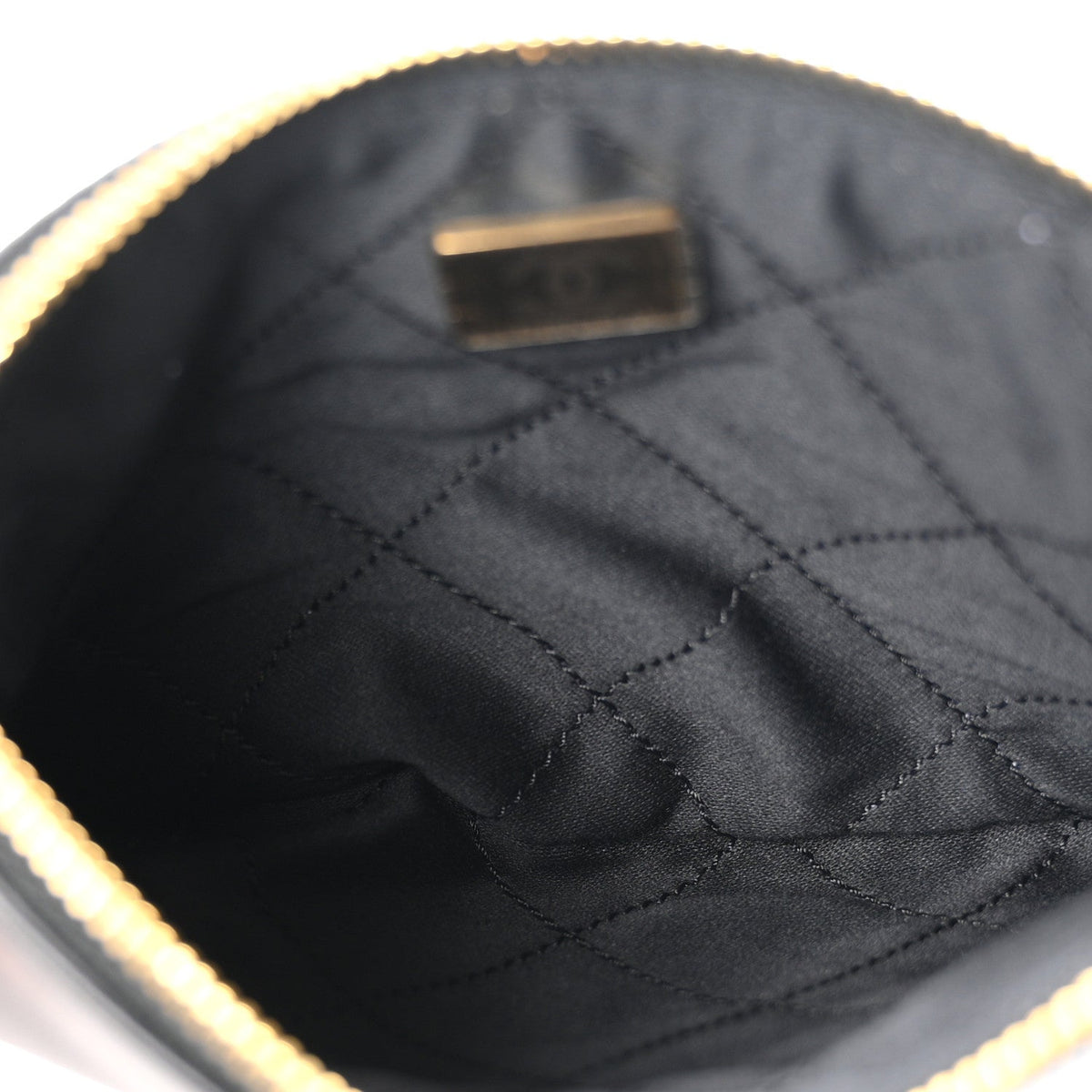 Mesh Macrame Small Flap Bag Black