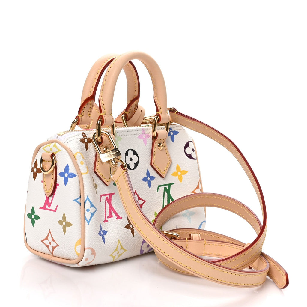 LV X TM Monogram Multicolor Nano Speedy White