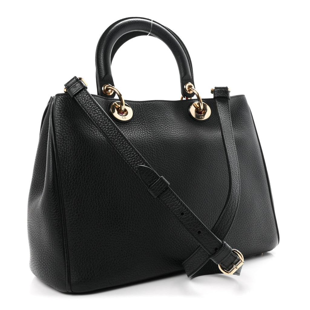 Bullcalf Medium Diorissimo Tote Black Rose Indien