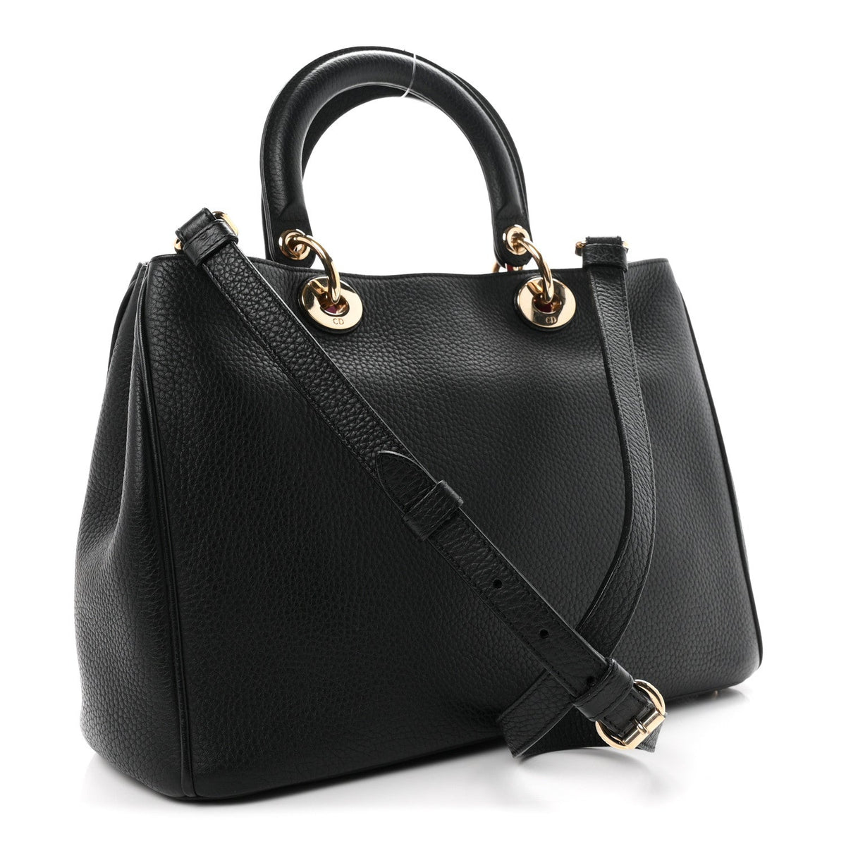 Bullcalf Medium Diorissimo Tote Black Rose Indien