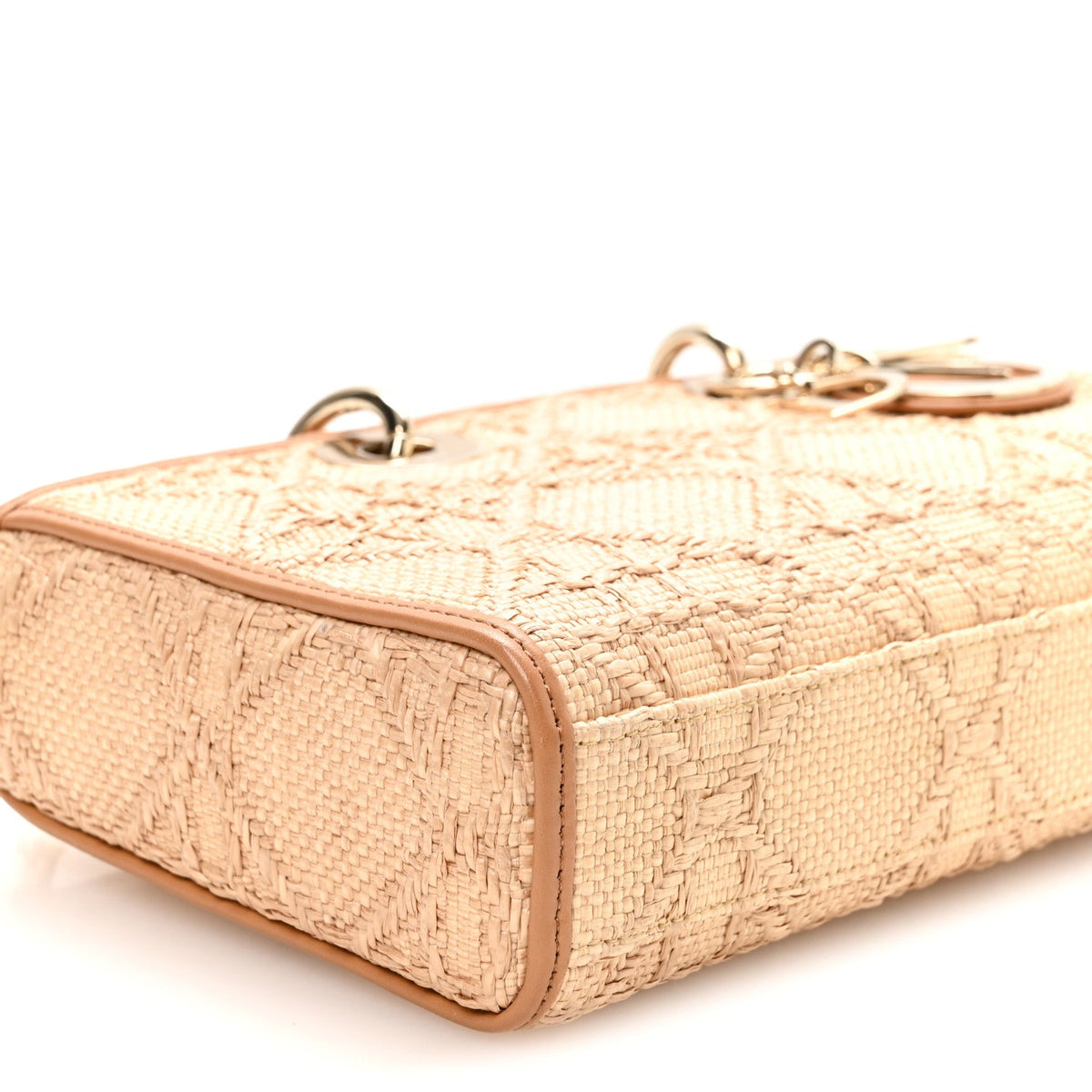 Raffia Macro Cannage Lady D-Joy Natural