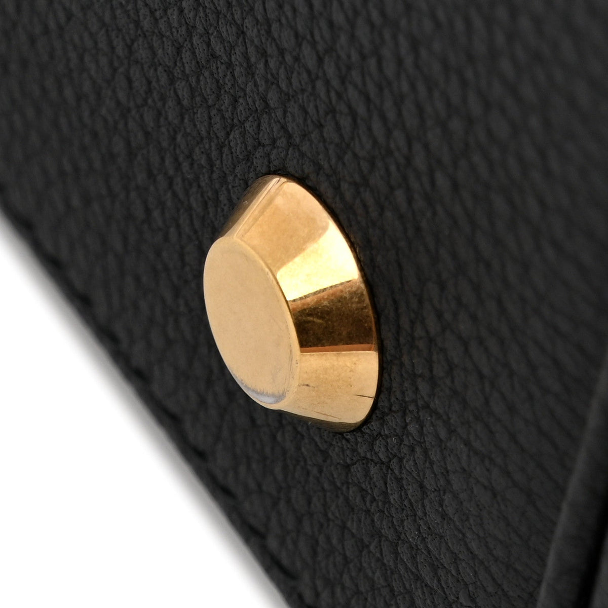 Grained Calfskin Medium Rodeo Top Handle Handbag Black