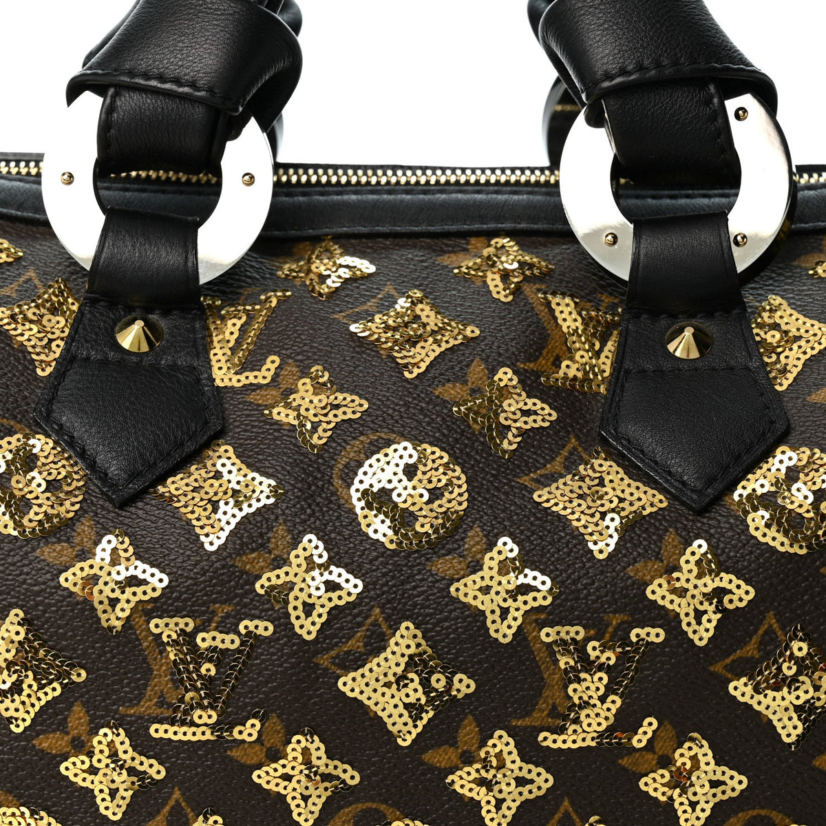 Monogram Sequins Eclipse Speedy 28 Gold