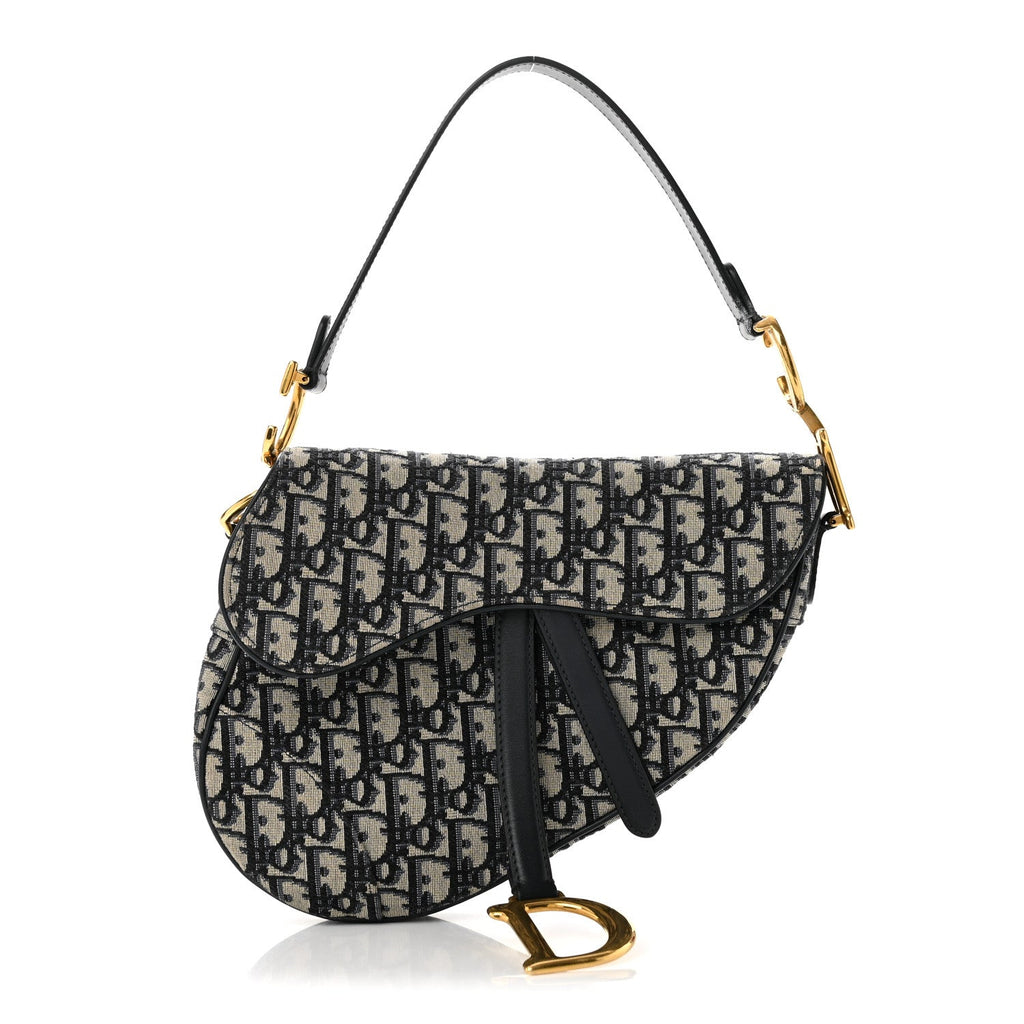 Oblique Saddle Bag Blue