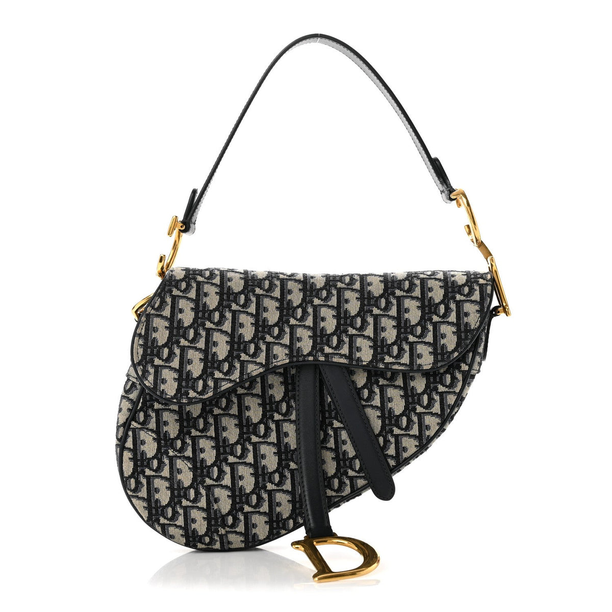 Oblique Saddle Bag Blue