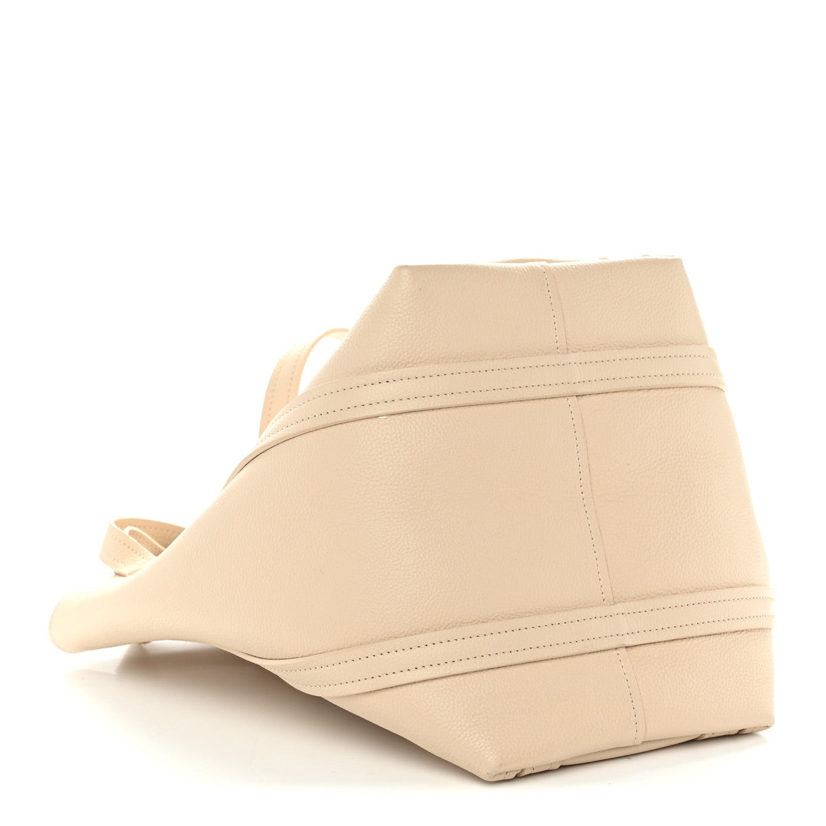 Grained Calfskin XS Everyday North South Shoulder Tote Bag Beige