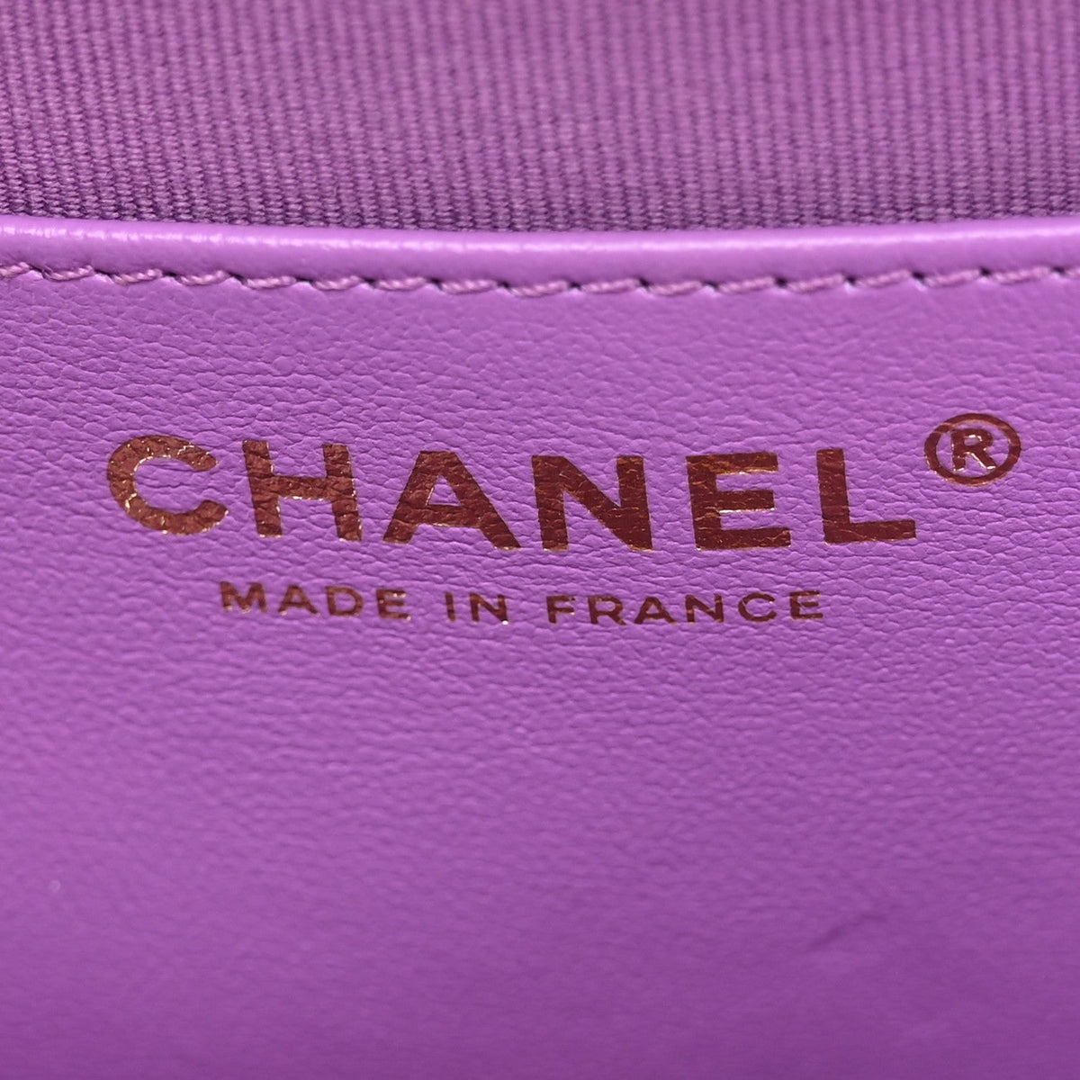 Lambskin Quilted CC In Love Heart Bag Purple