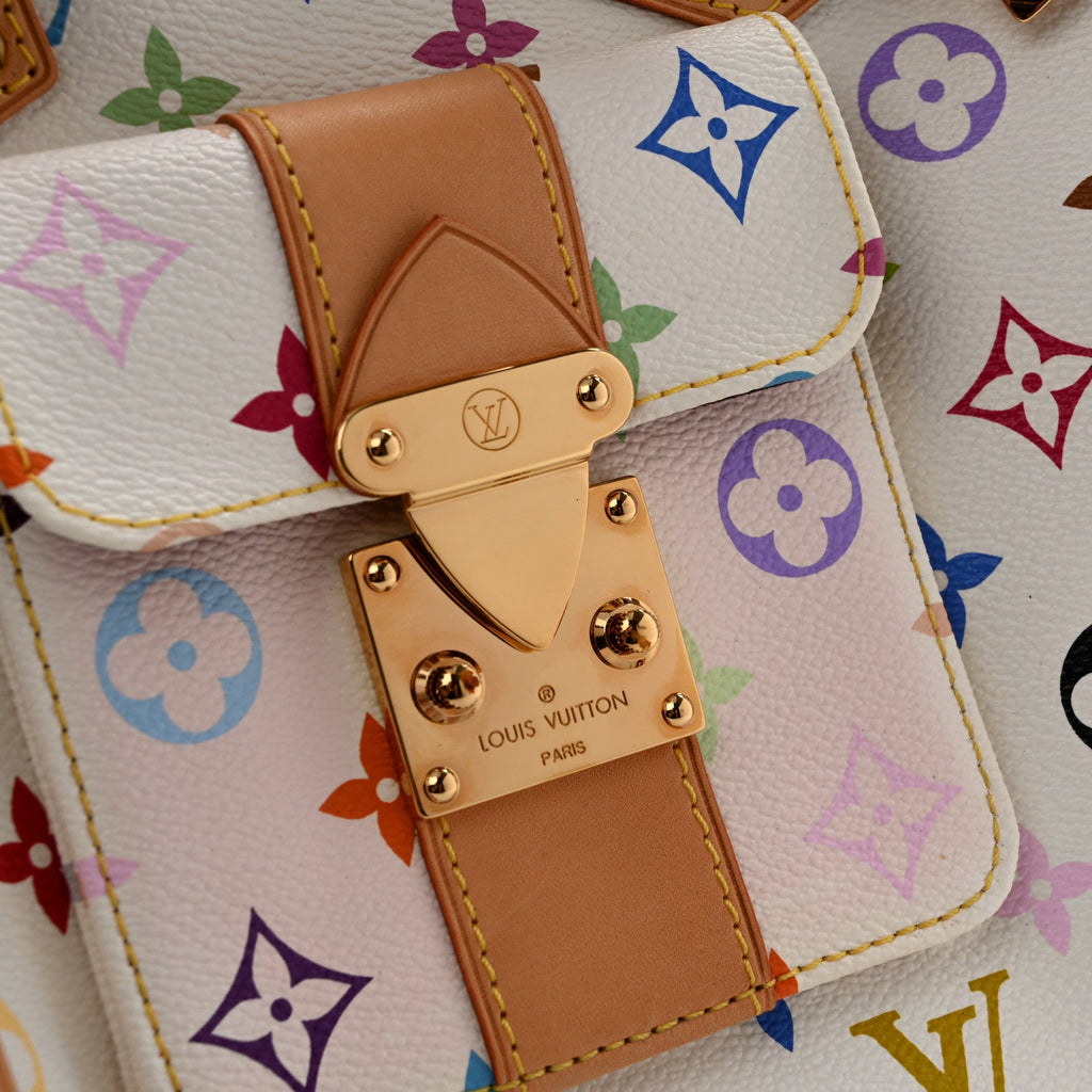 Monogram Multicolor Speedy 30 White