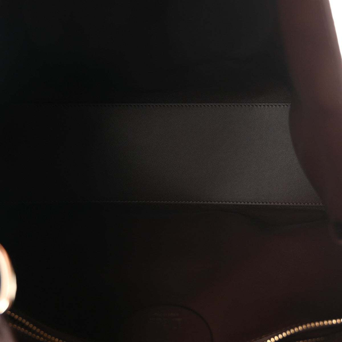 Suede Calfskin Medium Diorly Bag Chocolate