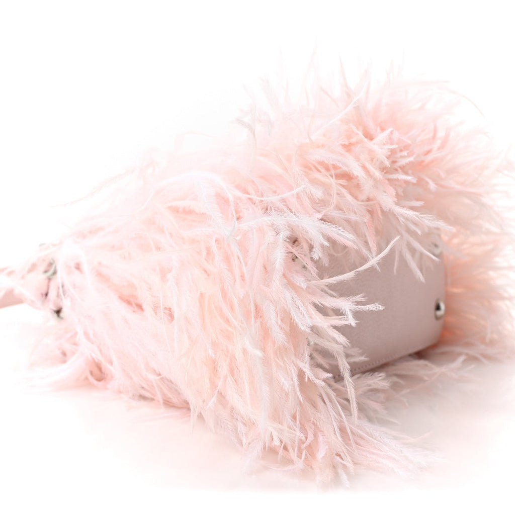 Ostrich Feather Capucines Mini Pink