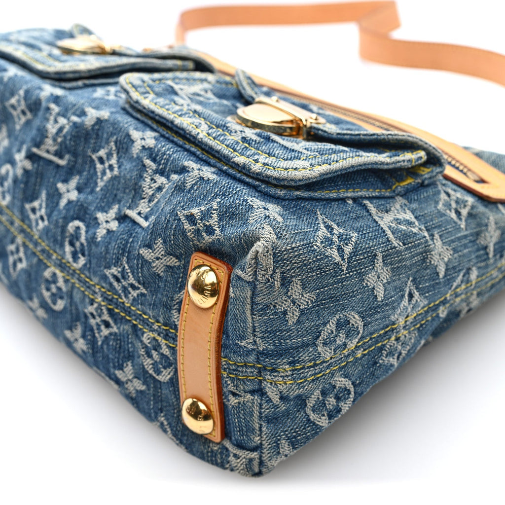 Monogram Denim Baggy PM Blue