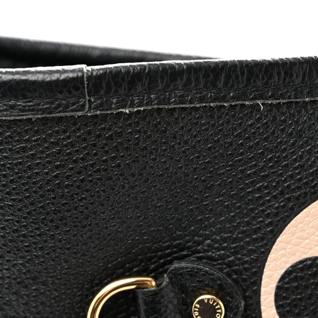 Empreinte Monogram Giant Neverfull MM Black Beige