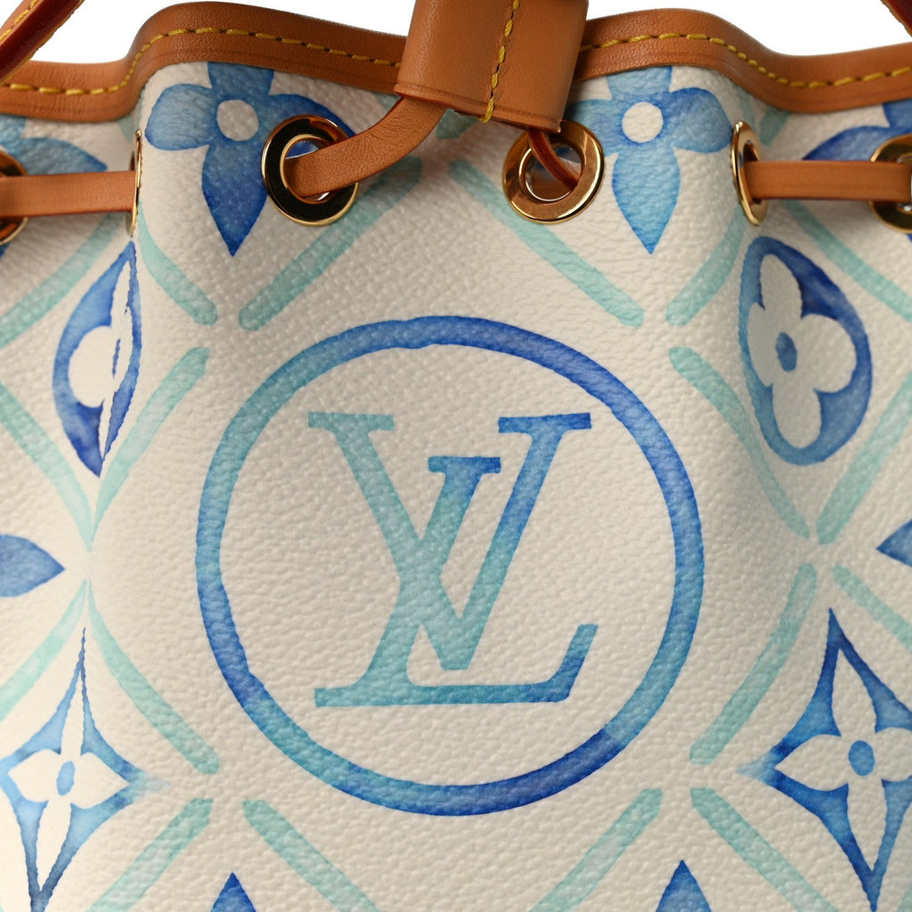 Monogram Tiles By The Pool Nano Noe Lagoon Blue