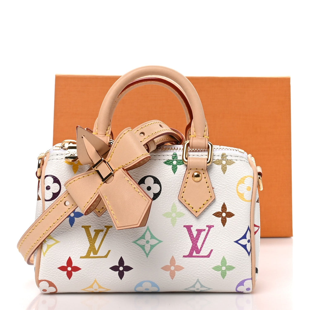 LV X TM Monogram Multicolor Nano Speedy White