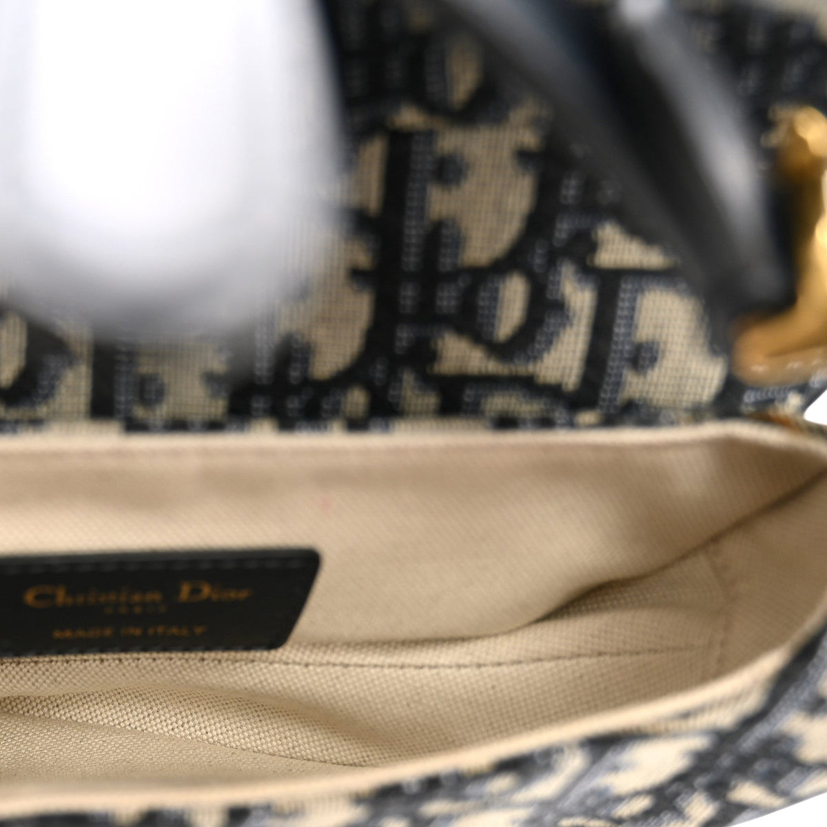 Oblique Mini Saddle Bag Blue