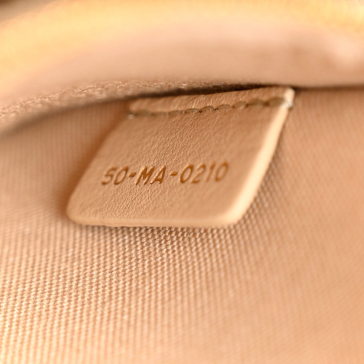 Canvas Embroidered Cannage Medium Lady D-Lite Beige