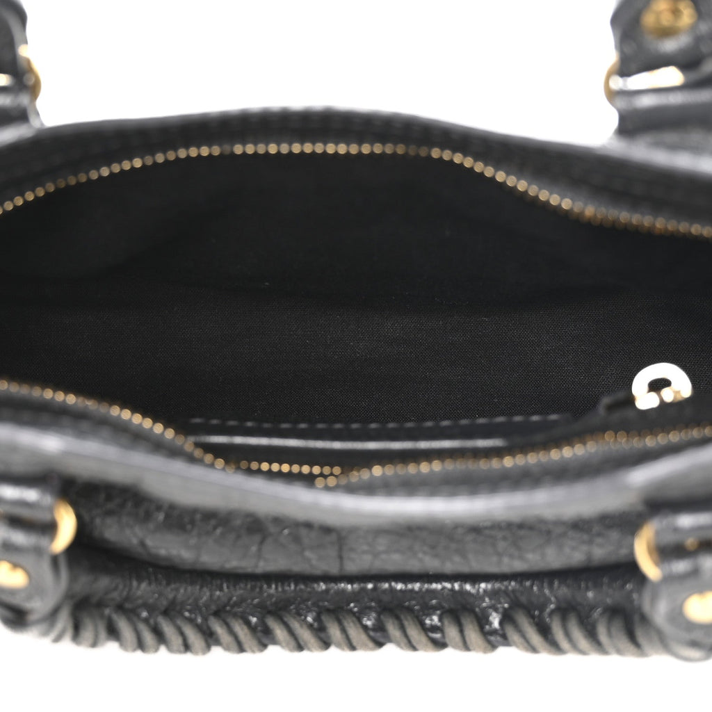 Agneau Giant 12 Gold Hardware Mini City Gris Fossile