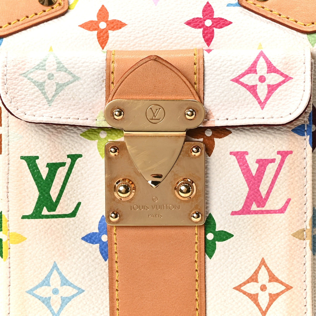 Monogram Multicolor Speedy 30 White