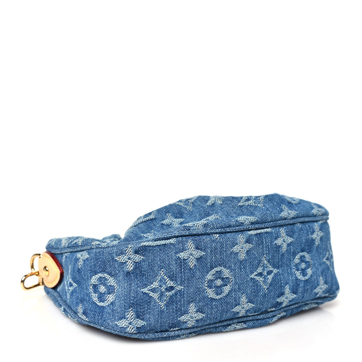 Monogram Denim Pochette Valley Blue