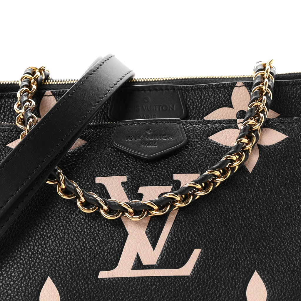 Empreinte Monogram Giant Multi Pochette Accessories Black Beige