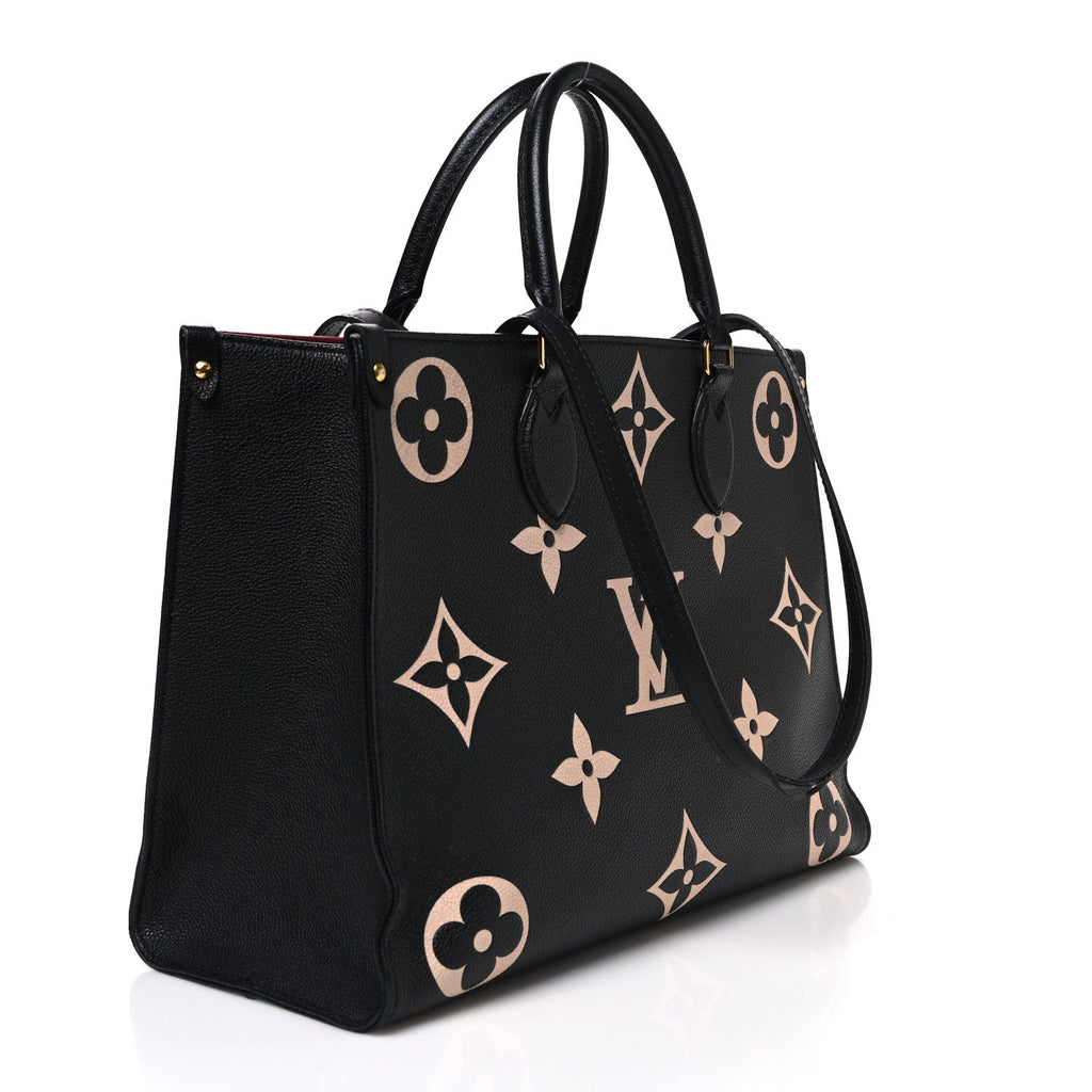 Empreinte Monogram Giant Onthego MM Black Beige