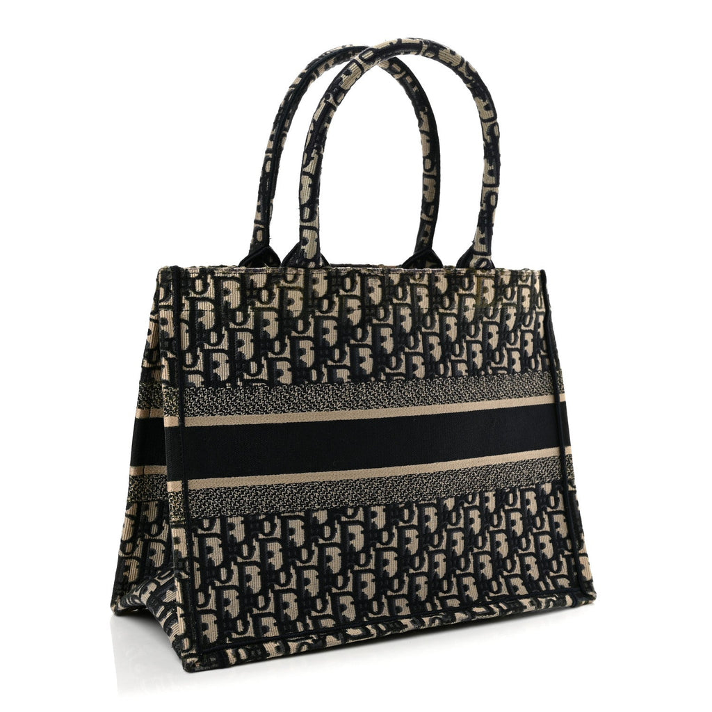 Oblique Medium Book Tote Blue Multicolor