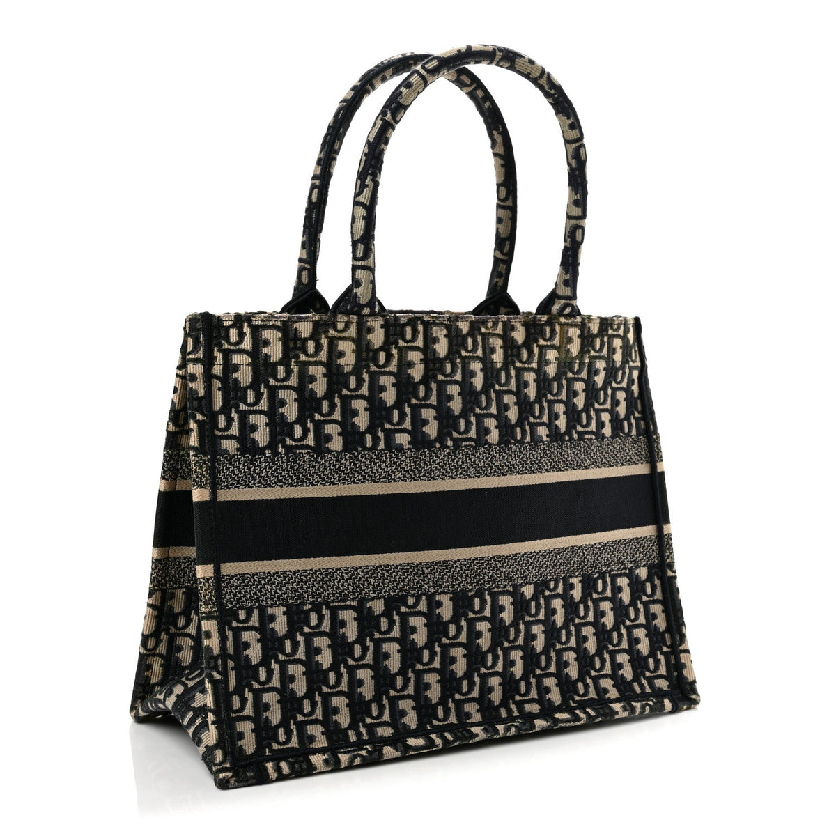 Oblique Medium Book Tote Blue Multicolor