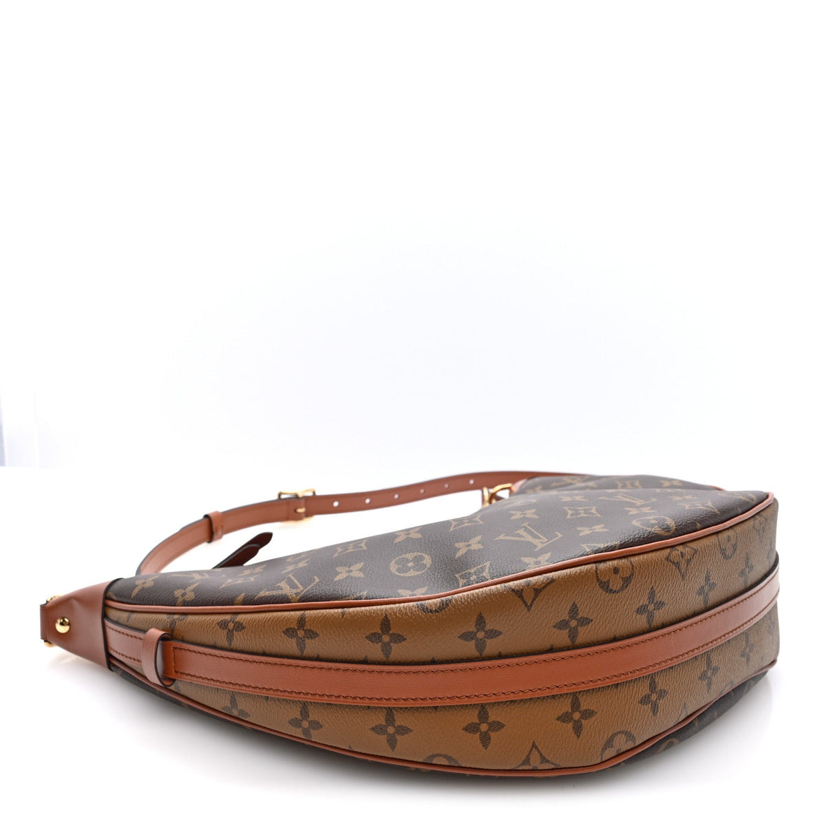 Reverse Monogram Loop Hobo