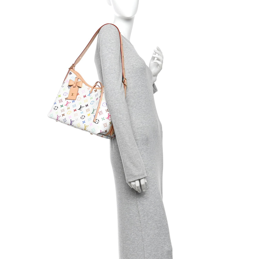 LV X TM Monogram Multicolor CarryAll PM White