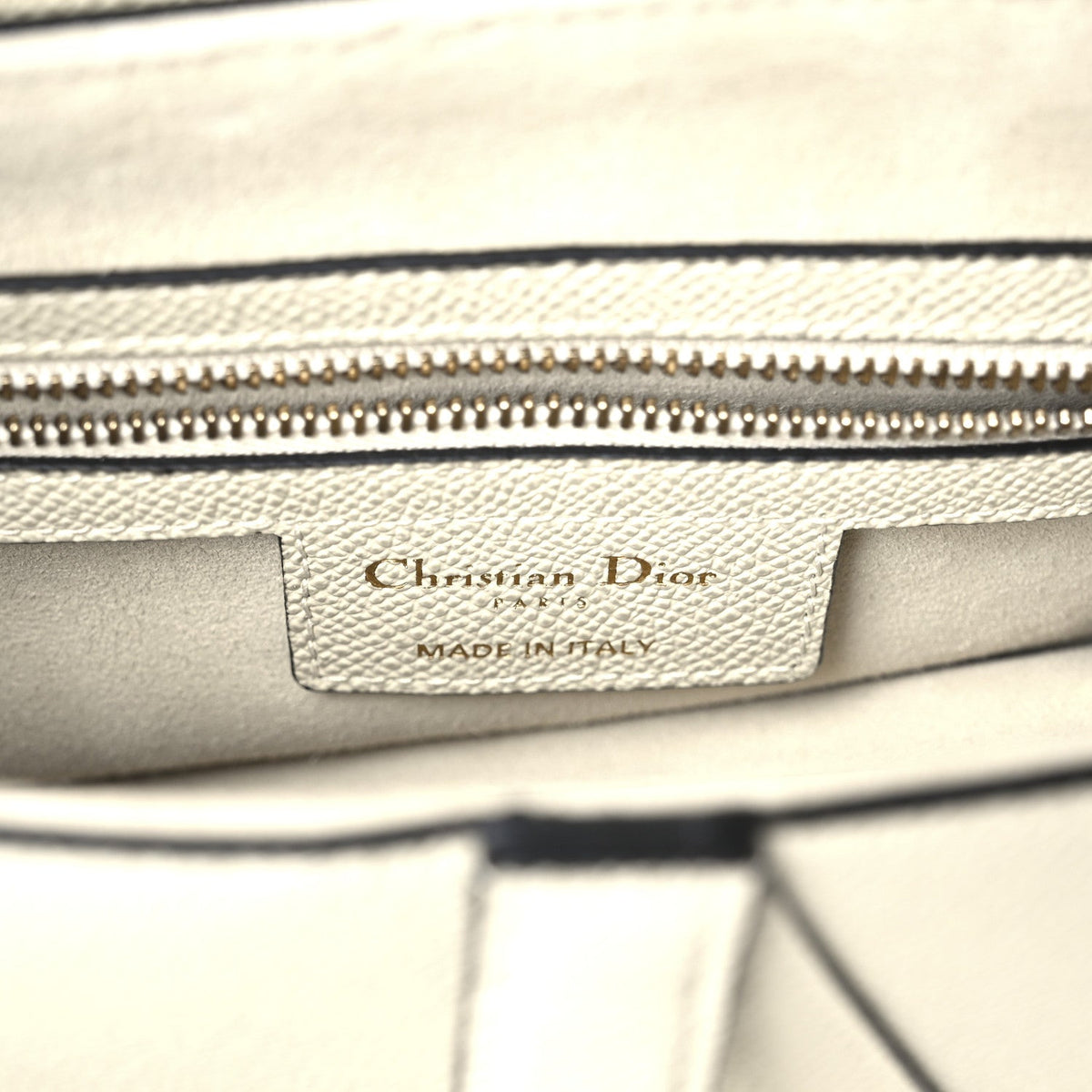 Grained Calfskin Saddle Bag With Strap Latte