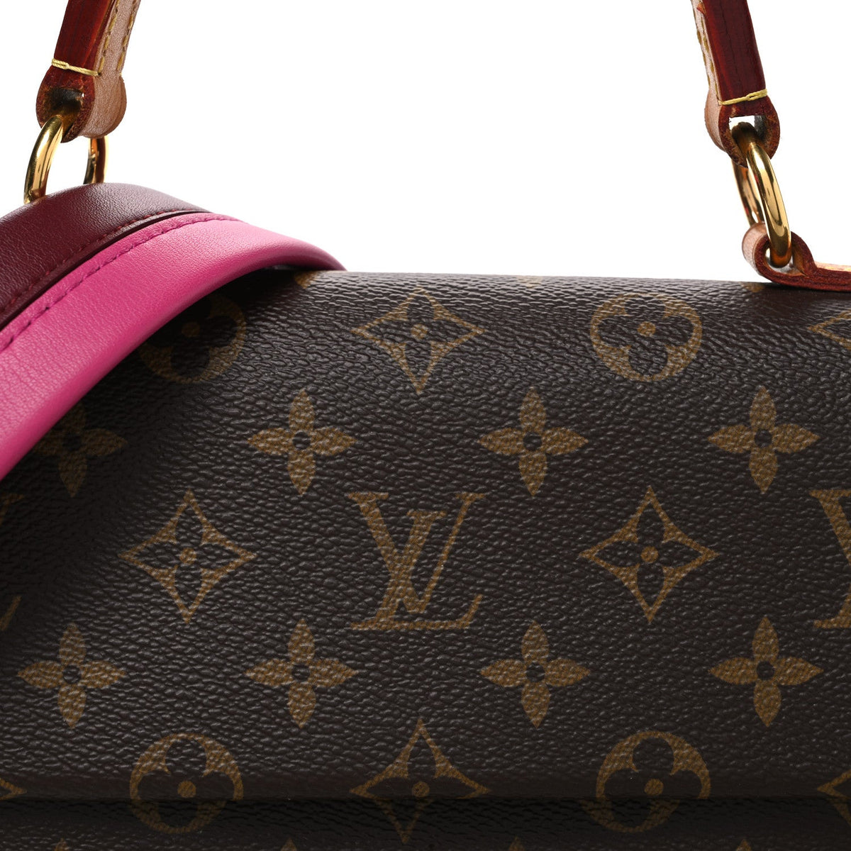 Monogram Cluny BB Bordeaux Fuchsia