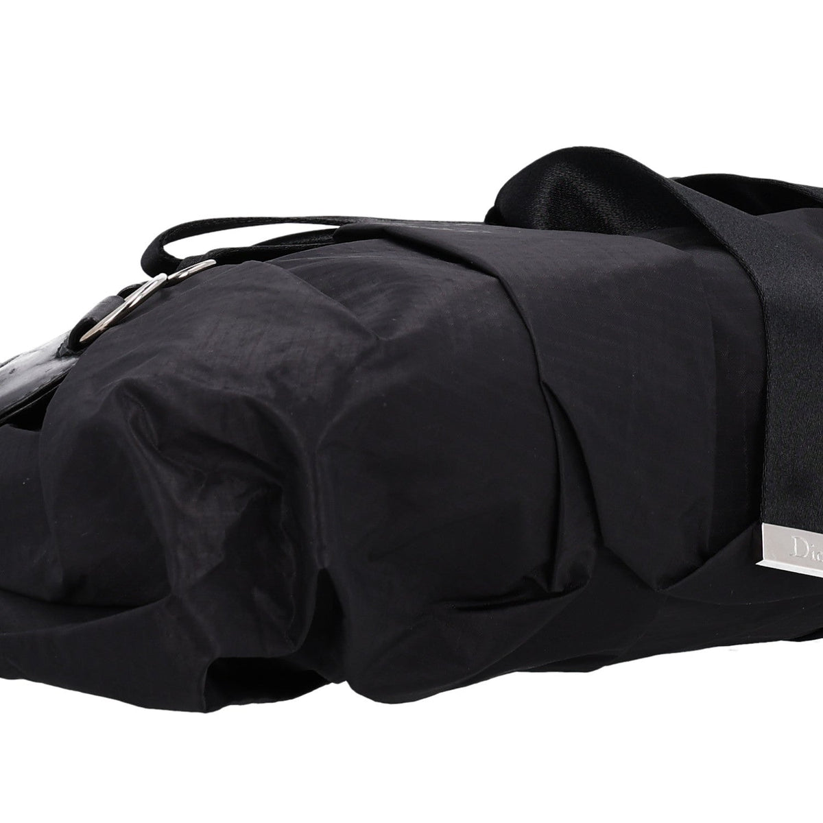 Satin Ballet Evening Bag Black