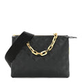 Lambskin Embossed Monogram Coussin PM Black