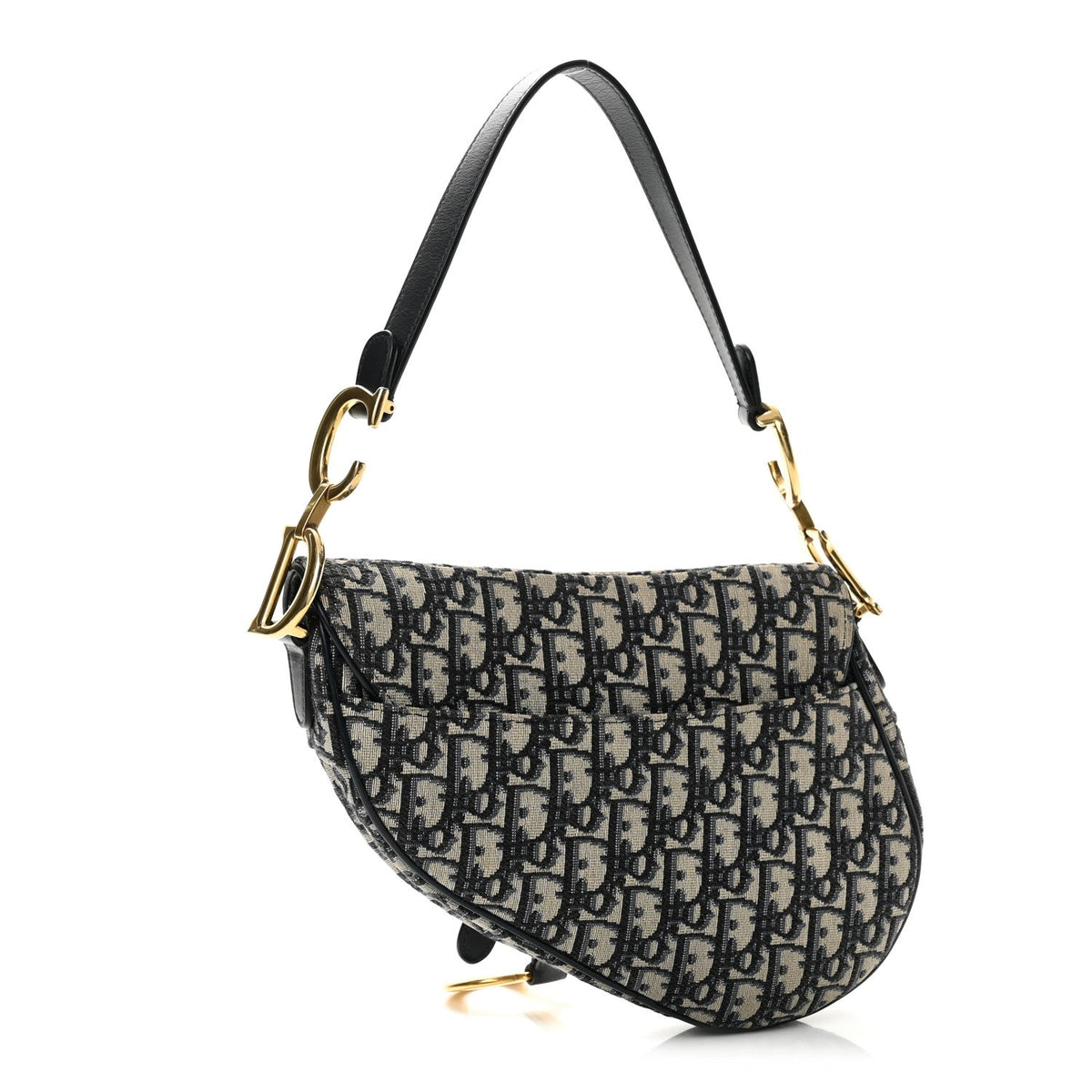 Oblique Saddle Bag Blue