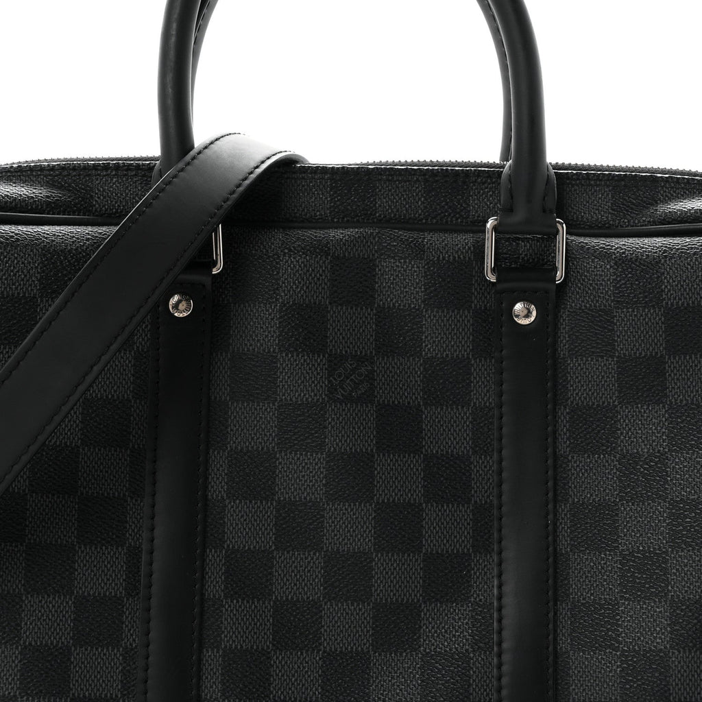 Damier Graphite Porte Documents Voyage PM