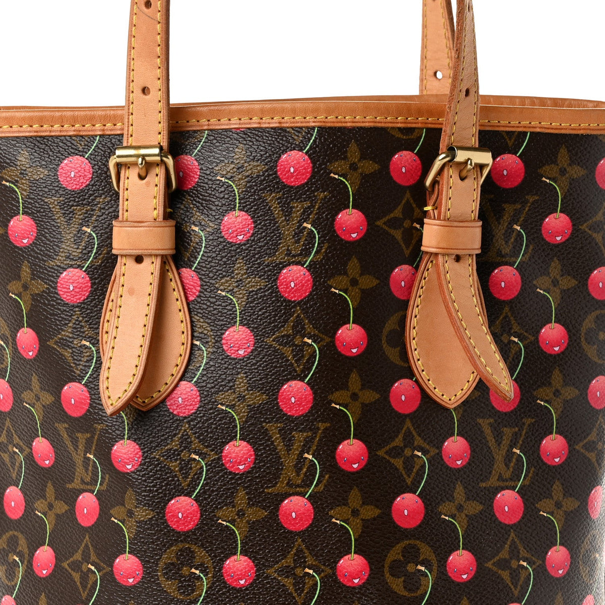 Monogram Cerises Bucket Bag