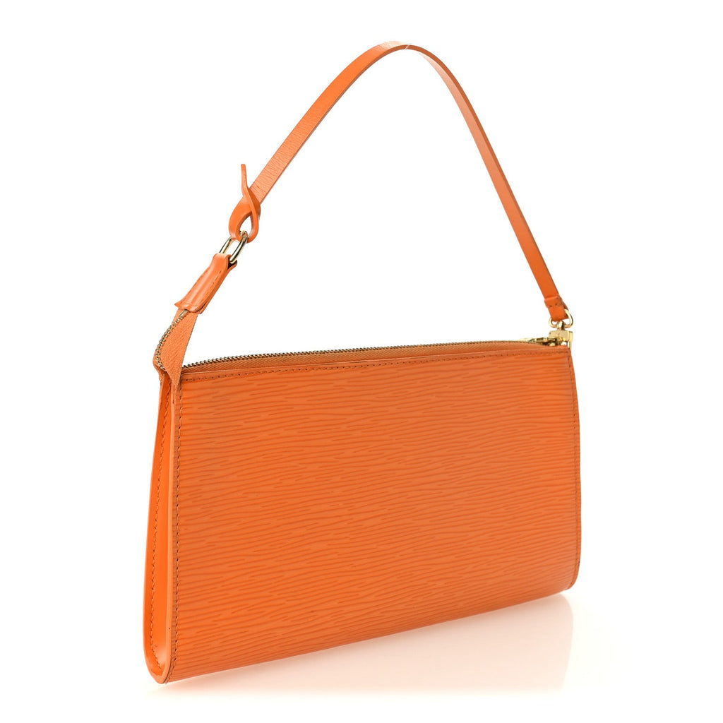 Epi Pochette Accessories 24 Mandarin
