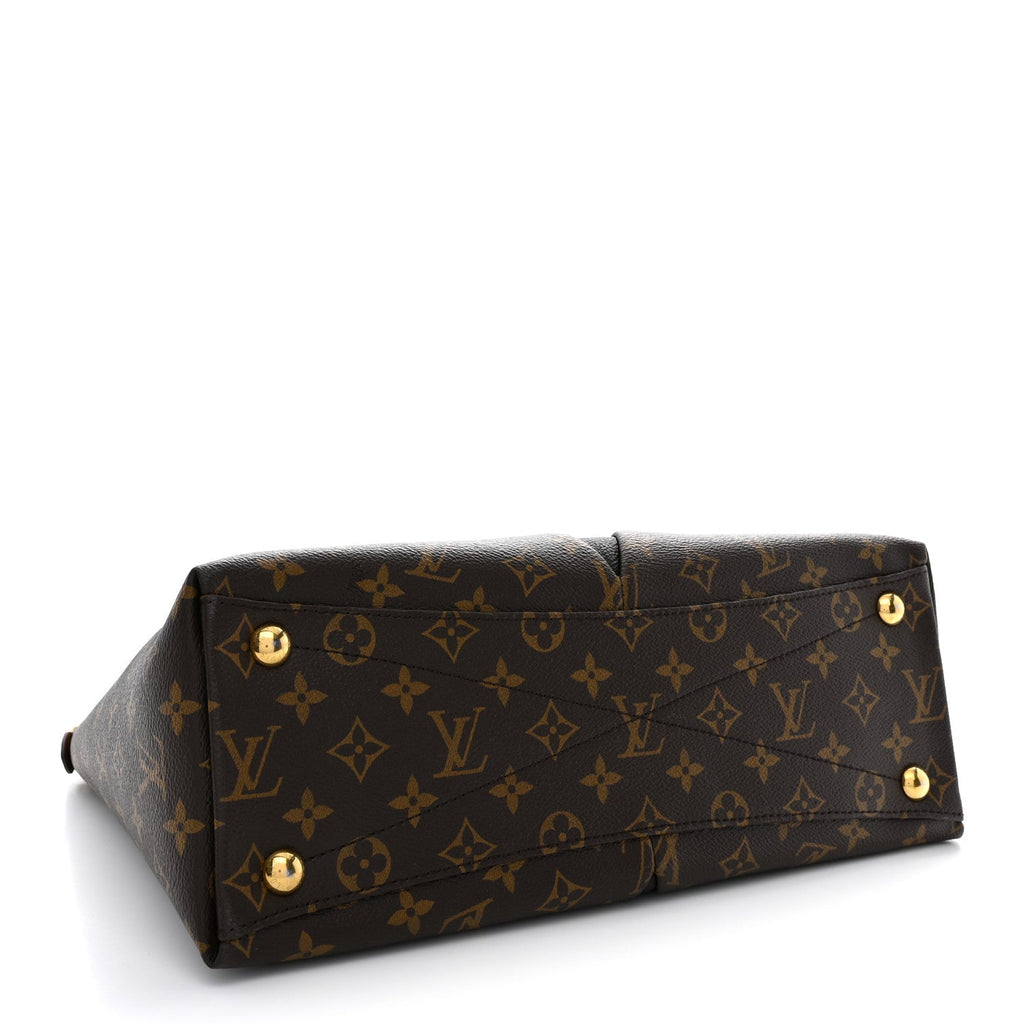 Monogram V Tote MM Black