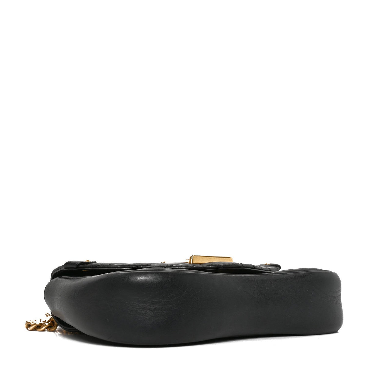 Calfskin New Wave Chain PM Black