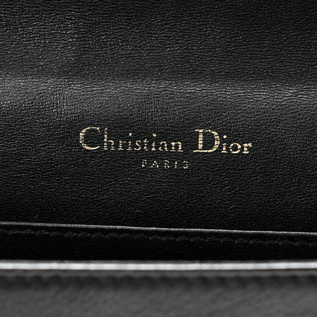 Lambskin Cannage Lady Dior Pouch Black