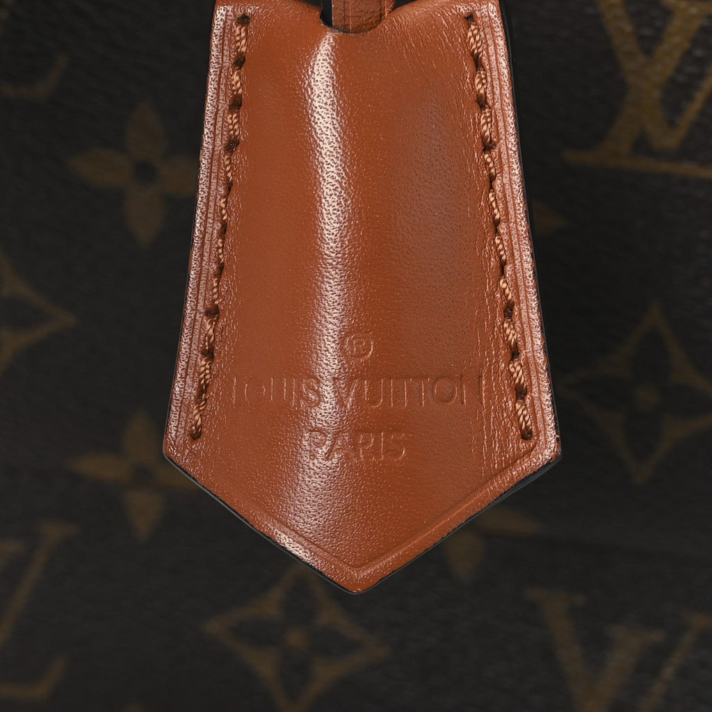 Monogram Flower Tote Caramel