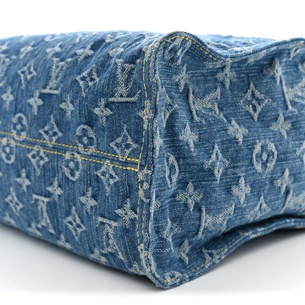 Monogram Denim Onthego MM Blue