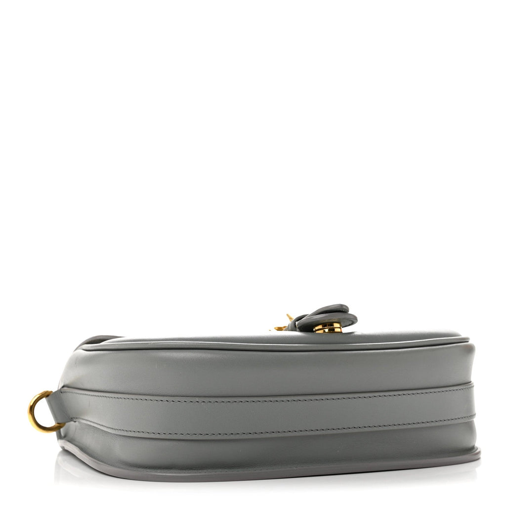 Box Calfskin Medium Bobby Flap Gray