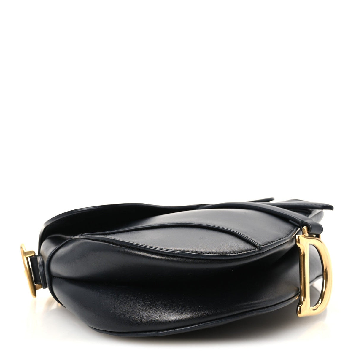 Calfskin Saddle Bag Black