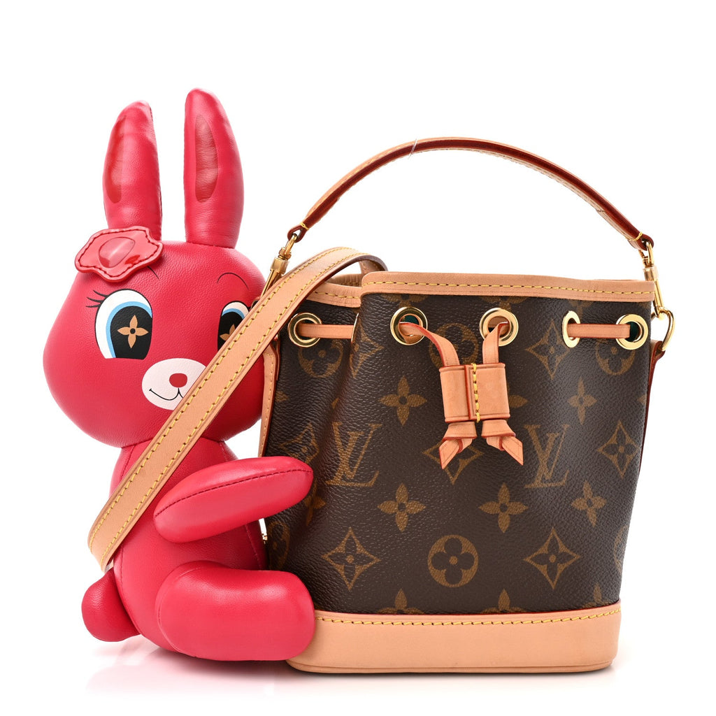 LV X Sun Yitian Monogram Rabbit Nano Noe