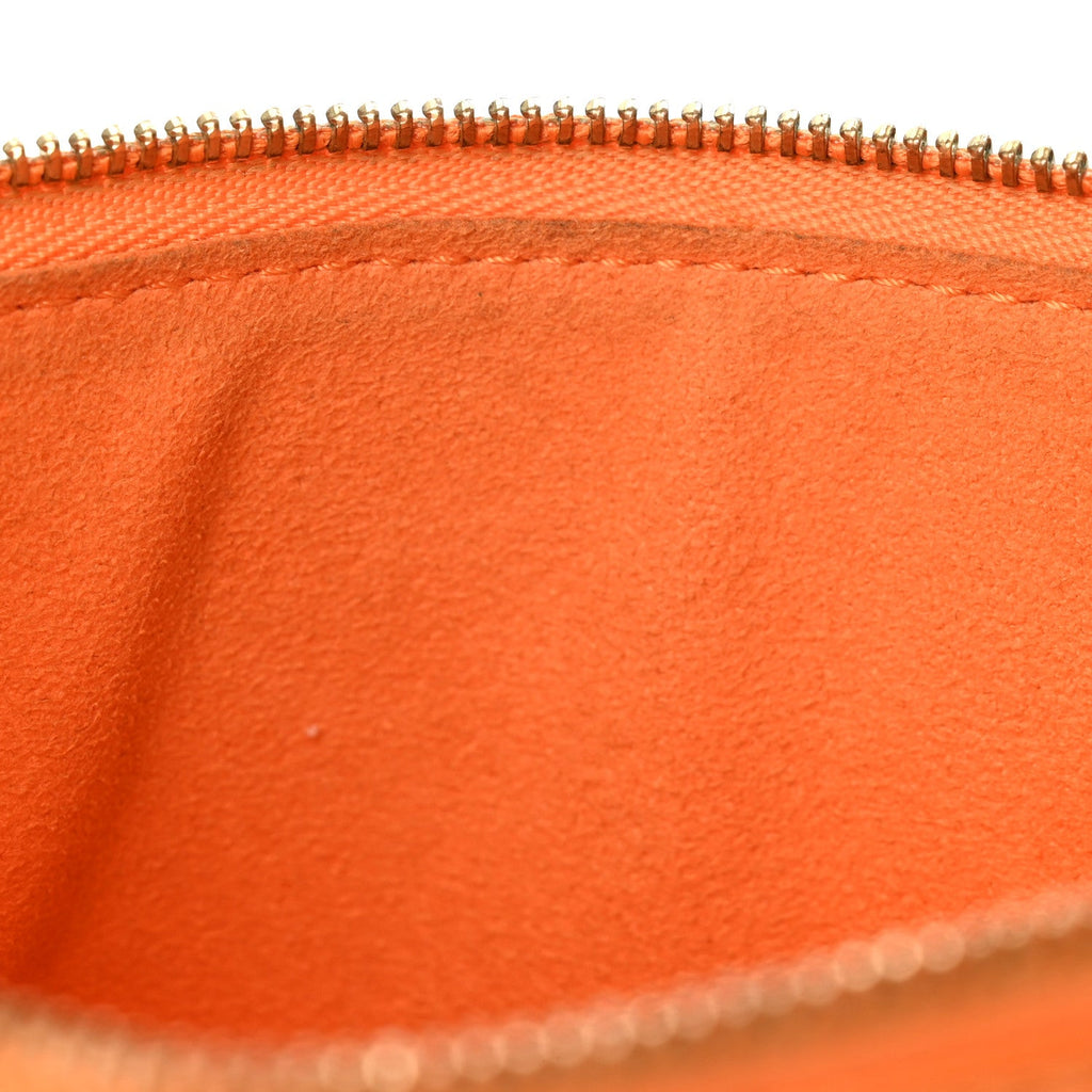 Epi Pochette Accessories 24 Mandarin