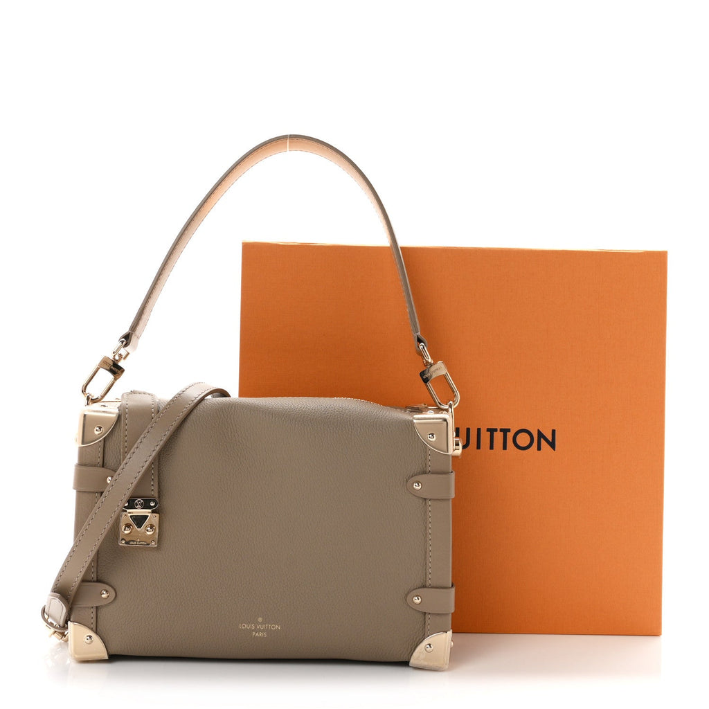 Calfskin Side Trunk MM Taupe