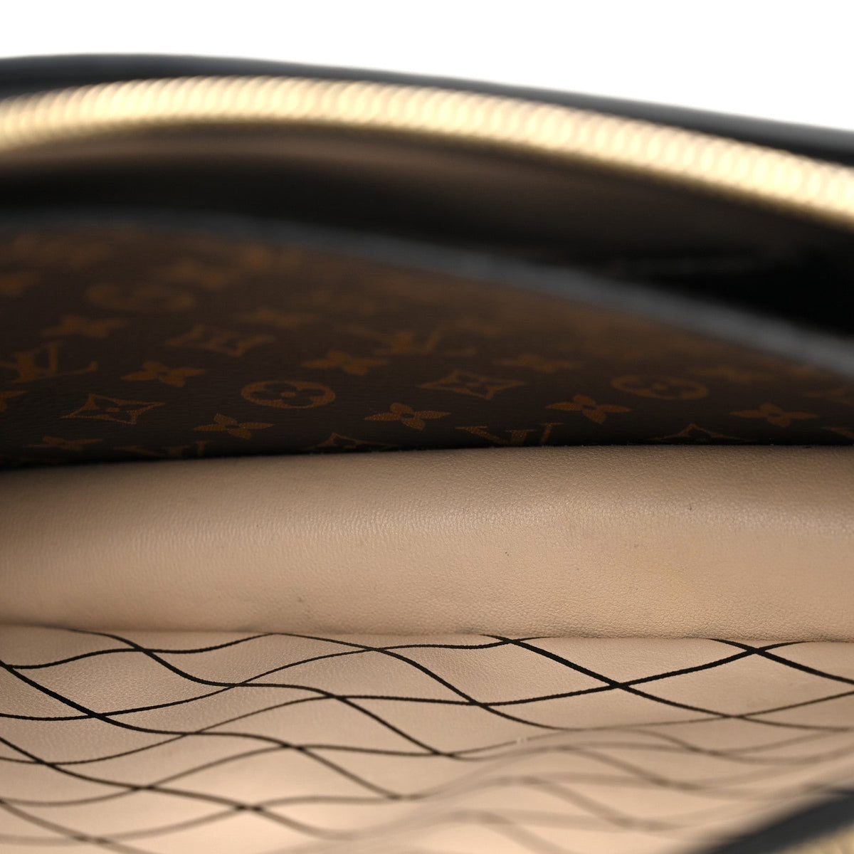 Reverse Monogram Trunk Clutch